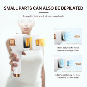 새로운 OEM 미니 휴대용 전문 <span class=keywords><strong>IPL</strong></span> 레이저 제모기 영국/미국 플러그 무통 아이스 쿨 리무버 영구 가정용 제모 - Product Image 4