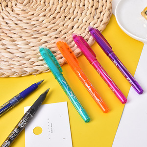 ปากกาเจลลบได้ด้วยความร้อน ขนาด 0.5 มม. ตัวด้ามพลาสติก ใช้สำหรับสำนักงานและโรงเรียน หมึกหายได้ ชุดปากกาเซ็นชื่อหลากสี อุปกรณ์เขียนหลากสีสัน - Product Image 3