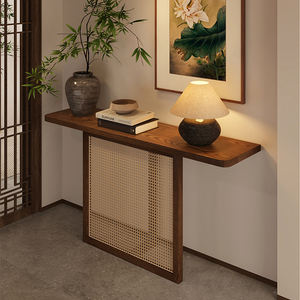 Table <span class=keywords><strong>d</strong></span>'<span class=keywords><strong>entrée</strong></span> longue et élancée, plusieurs foyers utilisent des tables murales en bois pour <span class=keywords><strong>d</strong></span>écorer le <span class=keywords><strong>bureau</strong></span> <span class=keywords><strong>d</strong></span>'<span class=keywords><strong>entrée</strong></span> - Product Image 6