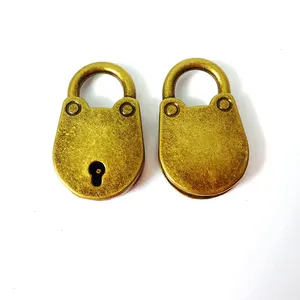 アンティークスタイルの小さな金属製の南京錠装飾的な南京錠スマートロック