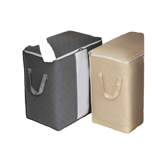 Organisateur de vêtements épais non tissé boîtes de rangement tissu déménagement sacs d'emballage couette bagage sac maison stockage et organisation - Product Image 3