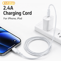 Cable Trenzado de Nailon USB Tipo C a Tipo C XTAURI PD100W, USB2.0 480Mbps 20V 5A, Carga Súper Rápida, Certificación CE RoHs Reach
