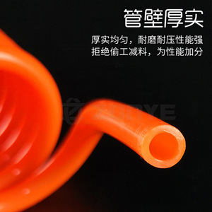 สายลม PU แบบสปริง ขนาด 8 10 12 มม. สายลมคอมเพรสเซอร์แบบขดพร้อมข้อต่อ 6 9 12 15 เมตร สายลมแบบเกลียวยืดหดได้ - Product Image 2