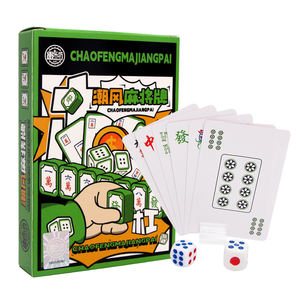 Carte <span class=keywords><strong>da</strong></span> Gioco Mahjong Jumbo Urbane e Trendy, Gioco di Carte Artistico Oversize per Adulti - Product Image 6