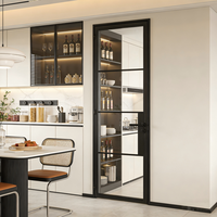 Fenêtres et portes en verre et acier inoxydable décoratives, étanches, au design moderne français, à prix raisonnable et avec surface finie.