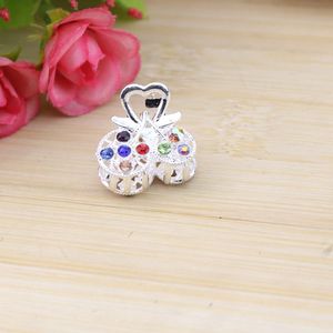 Korean Style Rhinestone Claw <b>Clip</b> Alloy 5.5cm Mixed Colors Daily Hair <b>Clip</b> Irregular Heart Wings Pattern - Product Image 4
