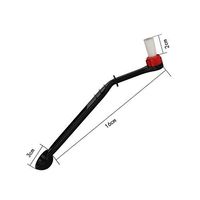 Brosse à angle spécial 2-en-1, poils en nylon épais et rigides, écologique, qualité alimentaire, noire, pour machine à expresso Liang Yuan