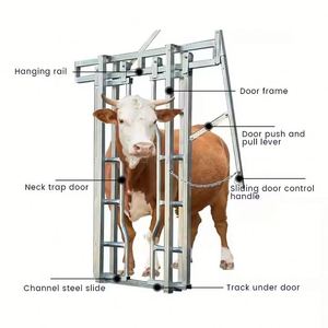 Cadre de contention professionnel pour bovins et chevaux, pour la chirurgie, le diagnostic et le traitement, destiné aux cages à <span class=keywords><strong>animaux</strong></span> et à l'insémination artificielle - Product Image 1