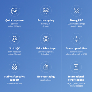 Литий-ионные аккумуляторные элементы Grade A 18650, 2000 мАч, 3.2В, цилиндрические, перезаряжаемые, для аварийного освещения/массажеров/игрушек - Product Image 6