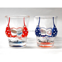 Verres à shot imprimés décoratifs et durables, souvenir de voyage de Porto Rico, avec logo personnalisé, fabriqués en usine depuis 25 ans