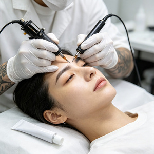 Crema para el Cuidado Posterior del Tatuaje 10g Fórmula No Irritante para la Recuperación del Maquillaje Permanente - Product Image 1
