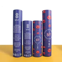 Tube de déodorant biodégradable en carton, emballage écologique en papier avec finition mate, extérieur naturel et frais