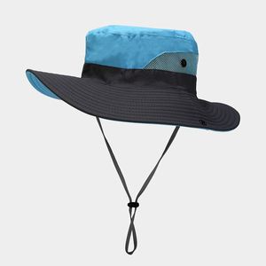 Promotion Custom logo Ventilation Mountaineering Ultraviolet-proof Outdoors <b>Hats</b> <b>Women</b> <b>Bucket</b> Wholesale <b>Hat</b> With Ponytail Hole - Product Image 3