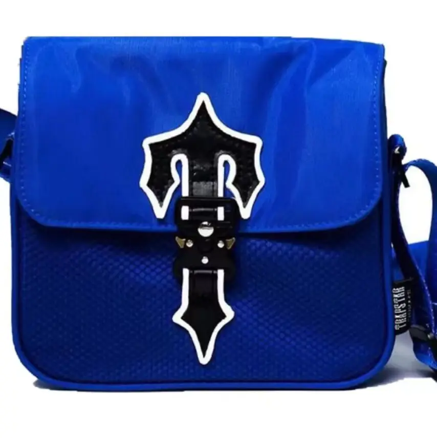LXX1202 2023 High Street Trend Women Messenger Trapstar Bag Blue Men Shoulder Wallet High Quality One Shoulder Bag