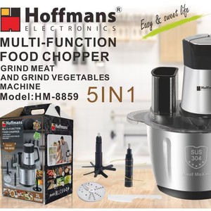 <span class=keywords><strong>Hachoir</strong></span> à viande électrique Hoffmans au design moderne, 1200W, <span class=keywords><strong>bol</strong></span> en acier inoxydable de 3L, 3 boutons de vitesse, hachage efficace pour le Nigéria - Product Image 4