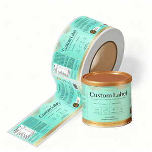 ฉลากชาแบบกำหนดเองบรรจุภัณฑ์กระดาษพื้นผิวมีกาวในตัวสติกเกอร์ฟอยล์สีทองโลหะพิมพ์ฉลากขวดไค - Product Image 3