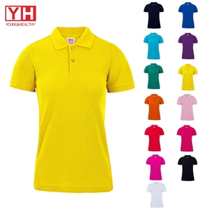 OEM impression brodée personnalisée femmes <span class=keywords><strong>Polo</strong></span> T-<span class=keywords><strong>shirt</strong></span> de haute qualité 100% coton dames vierge <span class=keywords><strong>Polo</strong></span> - Product Image 4