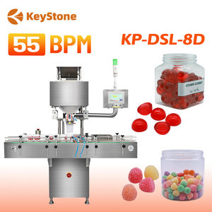 Machine de comptage de bonbons gélifiés à la pectine huilée à 8 voies KP-DSL-8D, machine de comptage de bonbons en poudre de sucre à 8 canaux - Product Image 1