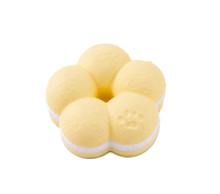 Offre Spéciale Jouet Squishy Donut Fleur Sucrée de Simulation en PU à Rebond Ultra Lent, Texture Douce et Collante, Anti-Stress à Presser