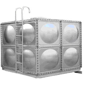 Réservoir de stockage de liquide portable en acier inoxydable, réservoir d'eau en panneaux d'acier inoxydable soudés 304/316. - Product Image 5