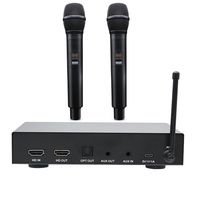 Console de mixage DJ / Table de mixage audio avec microphone sans fil vidéo pour système de cinéma maison et soirées KTV
