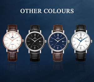 Orologio Meccanico Automatico di Lusso Akires per Uomo, in Acciaio Inossidabile, Resistente all'Acqua, con Cinturino in Pelle, Sportivo ed Elegante, Movimento ETA 2824, Quadrante in Zaffiro - Product Image 4