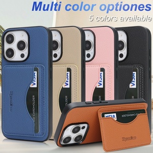Nouvel Arrivage 2026 – Étui Portefeuille Premium <span class=keywords><strong>G2</strong></span> en TPU + PU pour Téléphone Portable Samsung S26 Ultra A57 <span class=keywords><strong>iPhone</strong></span> 15 17 Pro Max Google Pixel - Product Image 1