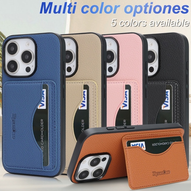 2026 New Arrival TPU + PU G2 Premium Wallet Mobile Phone Case Holder for Samsung S26 Ultra A57 iPhone 15 17 Pro Max Google Pixel