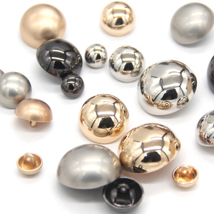 Tas Groothandel Custom Ronde Pet Rose Goud Zink Legering Metalen Paddestoel Koepelvormige Naai Lus Schacht Knopen - Product Image 6