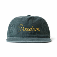 Gorras Deportivas de 5 Paneles para Hombre al por Mayor, Gorras de Lona de Algodón con Bordado Personalizado BSCI, Gorras Snapback de Perfil Bajo Sin Estructura