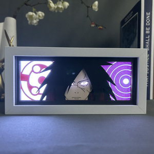 Lampe de nuit LED 3D personnalisée en papier découpé, 16 couleurs changeantes, USB, <span class=keywords><strong>pour</strong></span> commande en gros, idéale <span class=keywords><strong>pour</strong></span> les cadeaux de fêtes, les boutiques et les magasins de détail - Product Image 3