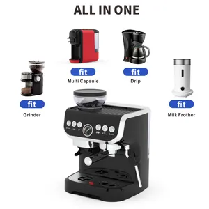 أفضل ماكينة تحضير قهوة آلية تجارية 3 في 1 من Cafetera Express ماكينة تحضير قهوة الإسبرسو للبيع