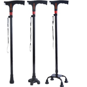 Bastón Telescópico Ajustable de Aleación de Aluminio con Punta de Goma para Personas Mayores, Soporte para Senderismo - Product Image 4