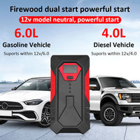 65W Pengisian Daya Cepat 12V Jump Starter Power Bank Portabel Booster Darurat dengan Output 15W untuk Mobil Motor