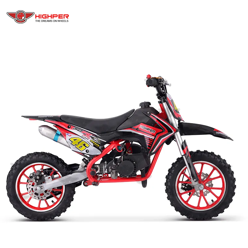 Dirt bike para crianças 50cc kids dirt bike mini motocicleta 2 tempos