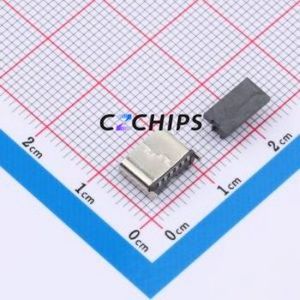 UC21-0B06F60011 USB Connector SMD Connector ( Connector Type: Type-C )( Gender: Female )( Mounting Type: Vertical Mount ) - Product Image 2