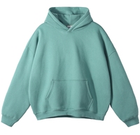 Sudadera con capucha de gran tamaño de lana GSM 350 de alta calidad, logotipo personalizado, ropa de calle, diseño de manga larga, logotipo propio, sudaderas con capucha coloridas para hombre