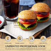 Impression personnalisée Emballage en feuille d'aluminium alvéolée isolée avec rétention de chaleur pour aliments chauds Burger Sandwich Hot Dog Shawarma Kebab