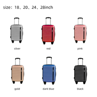 Ensemble de bagages de voyage de luxe légers 4 pièces avec serrure à combinaison et 4 roues pivotantes pour avion et affaires – Vente directe fabricant