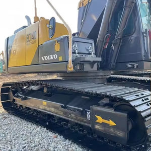 Peinture originale de pelle hydraulique sur chenilles Volvo EC140 avec moteur et composants de base d'engrenage pour les projets de terrassement - Product Image 1