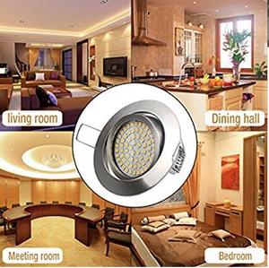 50% Remise 230V 5W 2.5 Pouces Encastré <span class=keywords><strong>Brosse</strong></span> Nickle Réglable Carré Led <span class=keywords><strong>Spot</strong></span> Lumière avec TUV & GS - Product Image 6