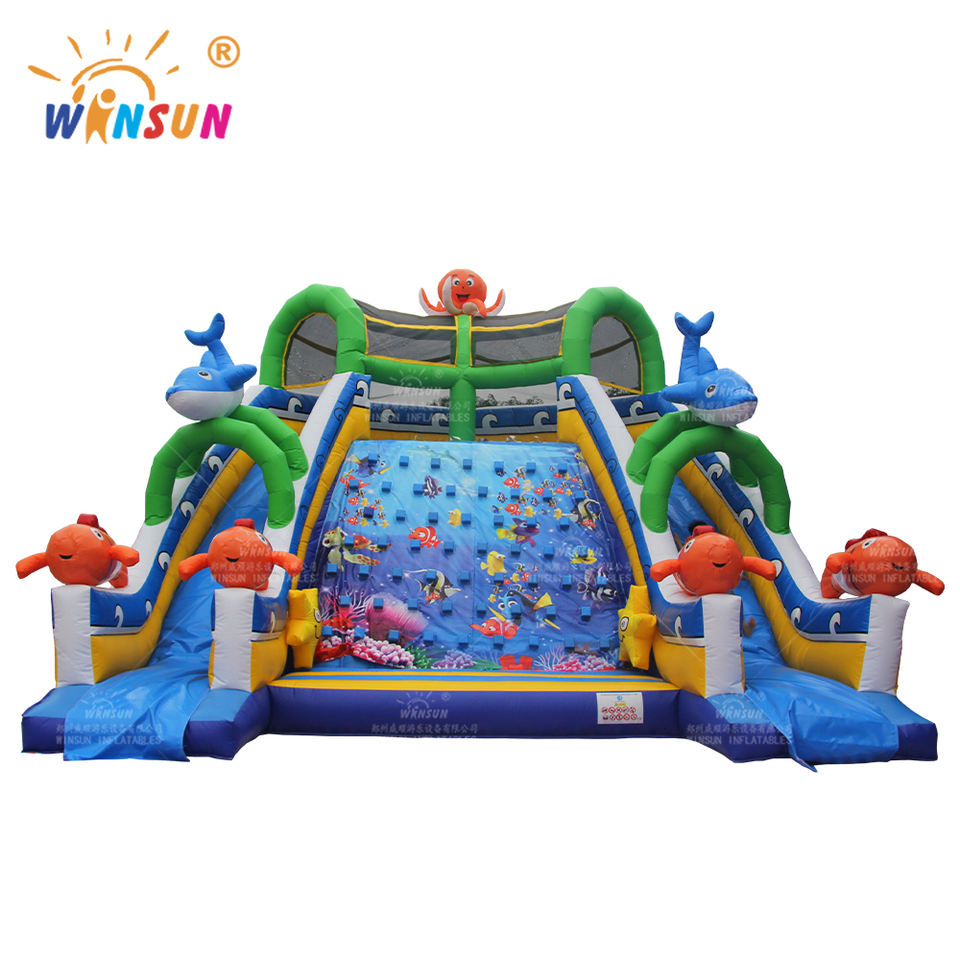 WINSUN Custom Water Slide Inflatable Water Slide Octopus Inflatable ...
