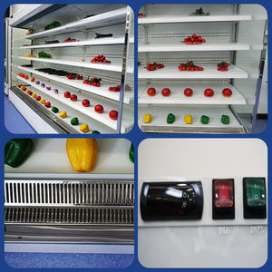 Refrigerador de pantalla abierta comercial refrigerador de aire abierto comercial enfriador de verduras refrigerador enfriador abierto - Product Image 4