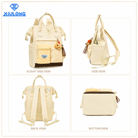 Sac à dos de voyage multifonctionnel imperméable en polyester grande capacité léger pour maman et bébé