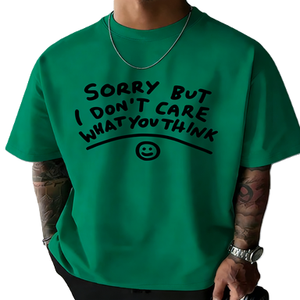 Mi dispiace ma non mi interessa - T-shirt con citazione sarcastica, slogan divertente e grafica accattivante - Product Image 3