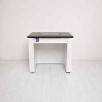 Table vibrante de laboratoire en acier, poste de travail pour expériences scientifiques, mobilier de laboratoire en acier durable