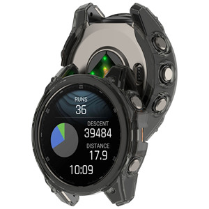 Étui de protection souple en TPU transparent de couleur cristal de 43 mm, 47 mm, 51 mm pour montres de sport <span class=keywords><strong>GPS</strong></span> <span class=keywords><strong>Garmin</strong></span> Fenix 8 8E Solar AMOLED pour hommes - Product Image 3