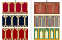 Tapis de mosquée personnalisé, noué à la main, en polyester, antidérapant, à poils longs, vente directe d'usine, imprimé animal, imprimé sur mesure pour hôtel