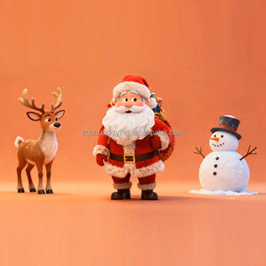 Personnaliser Festival Event Thème de Noël Animatronics Personnage du Père Noël Renne et Bonhomme de neige - Product Image 2