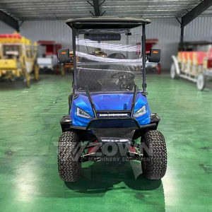 Luxury 4 Wheel Electric Golf Cart <b>72V</b> Lithium <b>Battery</b> Comfortable Seat Golf Vehicle with USB Port for Golf Club Use - Product Image 2